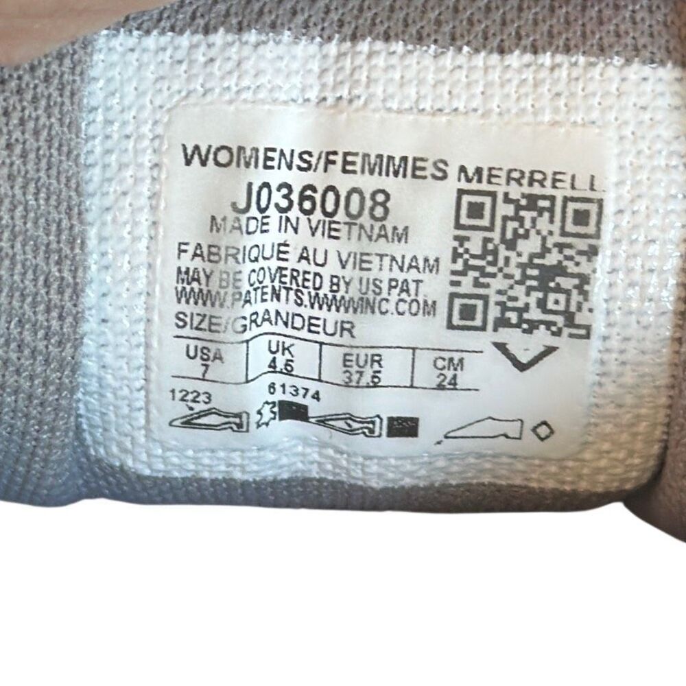 Merrell Gray and Black Athletic Shoes wrapt Paloma 7b - Picture 13 of 15